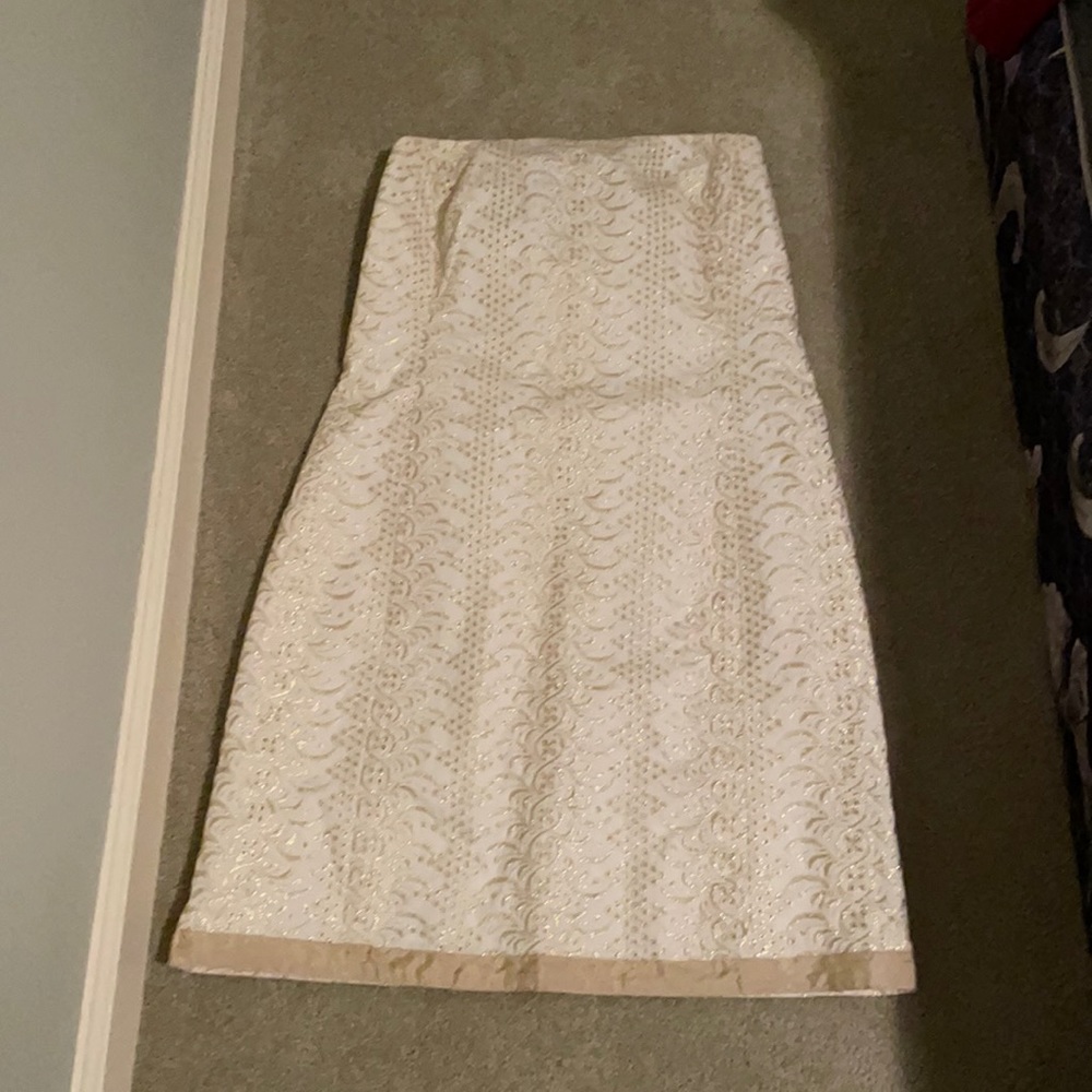 Strapless banana republic dress